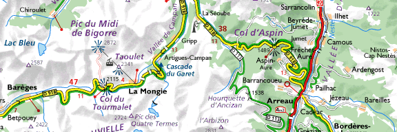 Pyrenees Maps (click to enlarge)